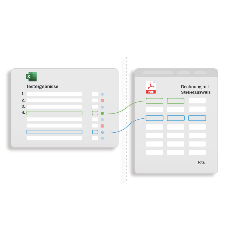 Massenabgleich von Dokumenten Massenabgleich von Dokumenten